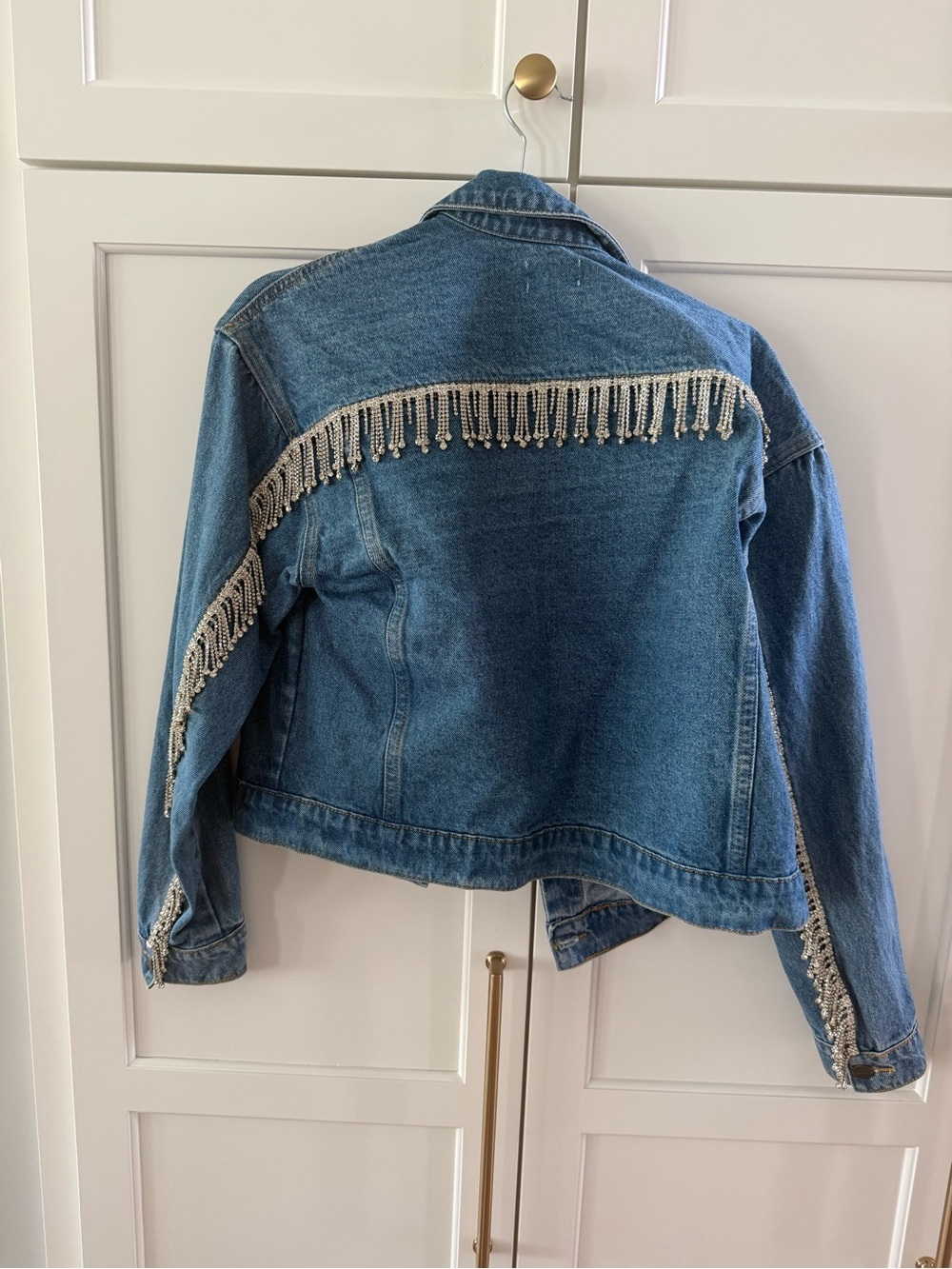 Raya Rhinestone Fringe Jacket - Picture 5 of 6